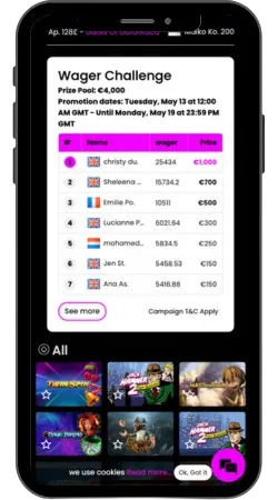 Love Casino Interface Challenge