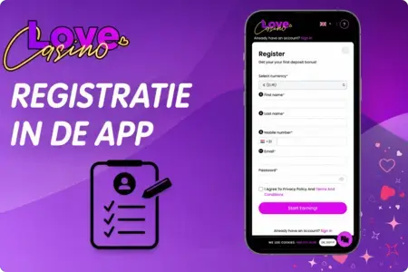 Love Casino account aanmaken