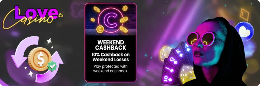 Love Casino Cashback & Reload Bonuses