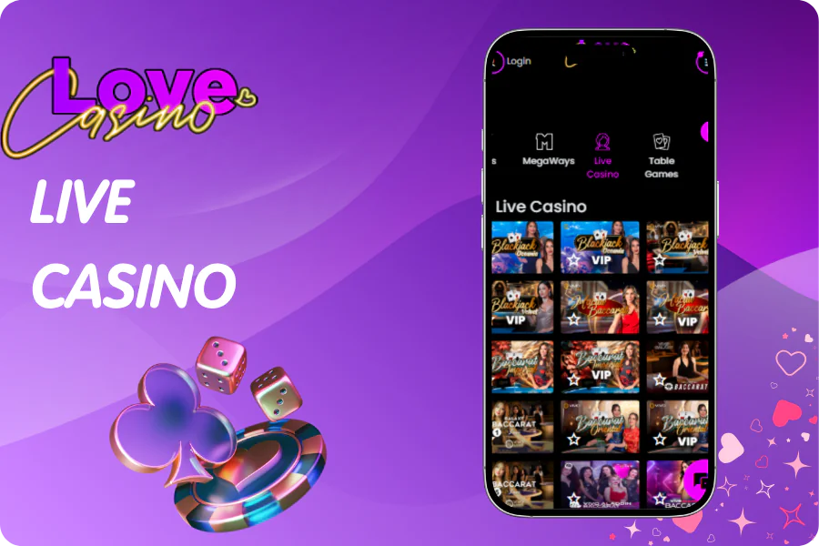 Love casino live casino